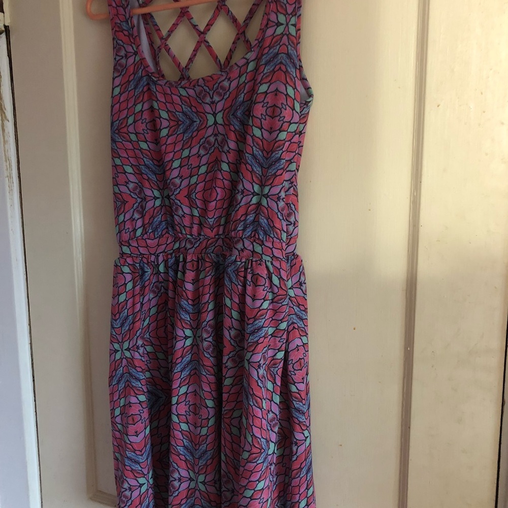 Artsy flowy dress
